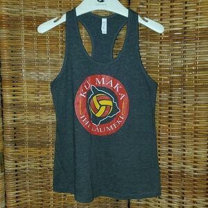 Big Island Hawaii Volleyball Ku Maka Ihe Laumeki Tank Top L